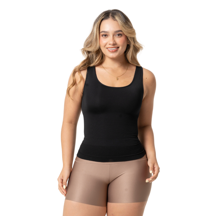 Sonryse TJ06L5 Seamless Camisole Tank Top for Women with Built-in Shelf Bra