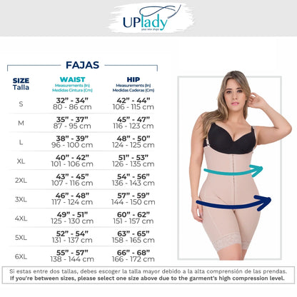 Up Lady 6249 Seamless Open Bust Strapless Shapewear Bodysuit Shorts Fajas Stage 1