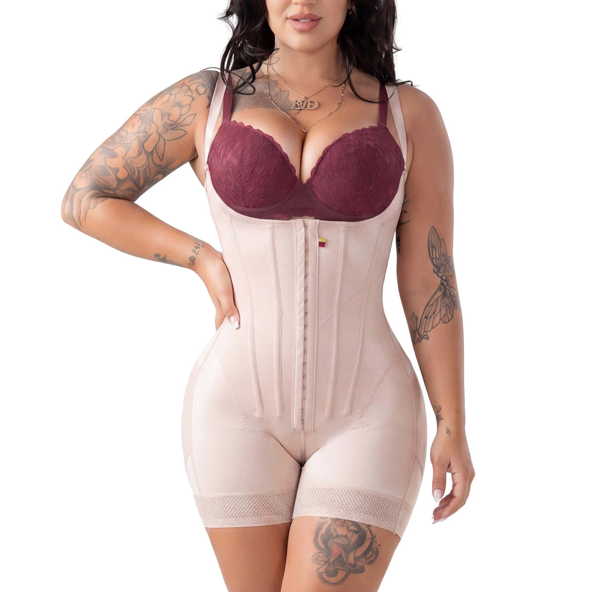 Snatched Body 002425 Open Bust Short Faja
