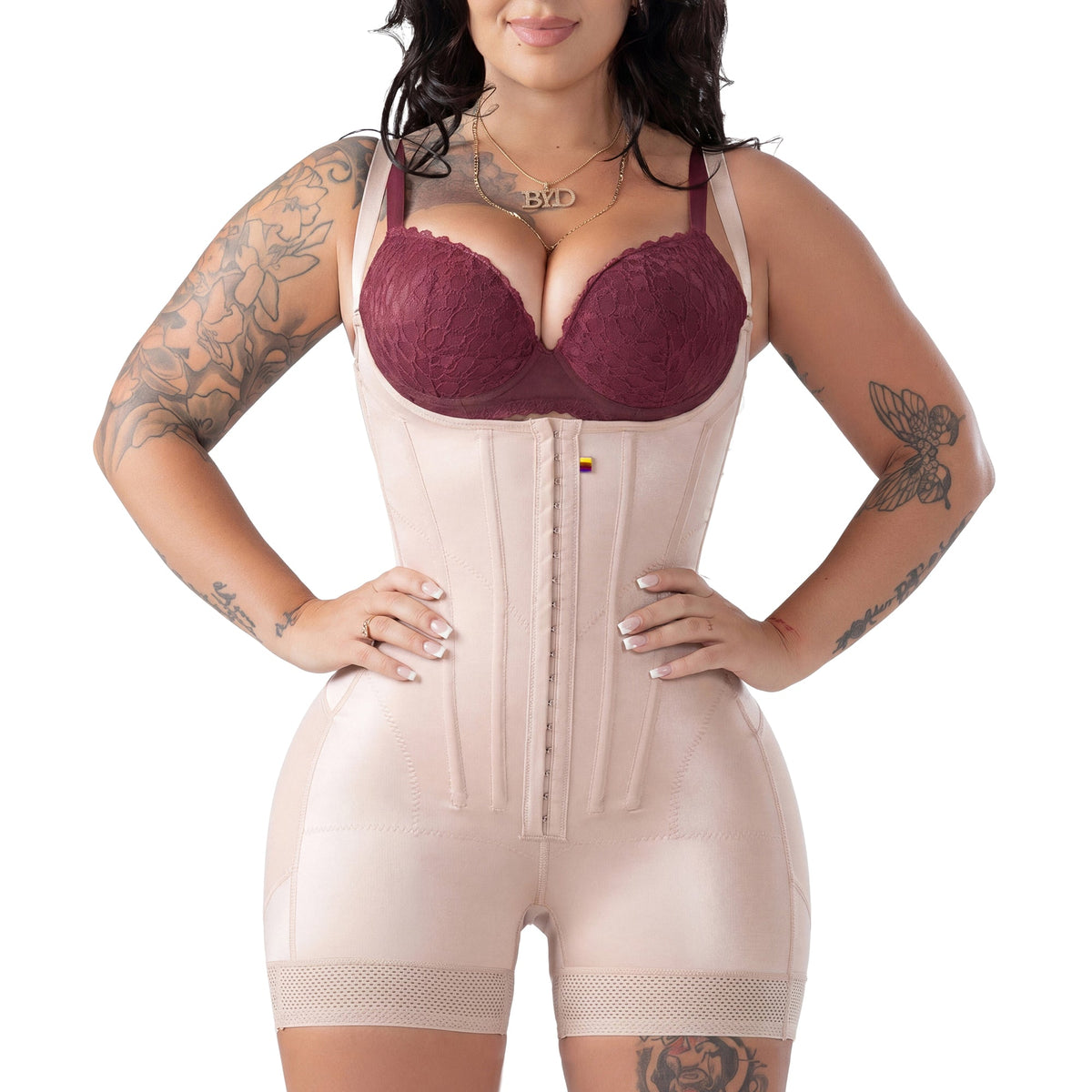 Snatched Body 002425 Open Bust Short Faja