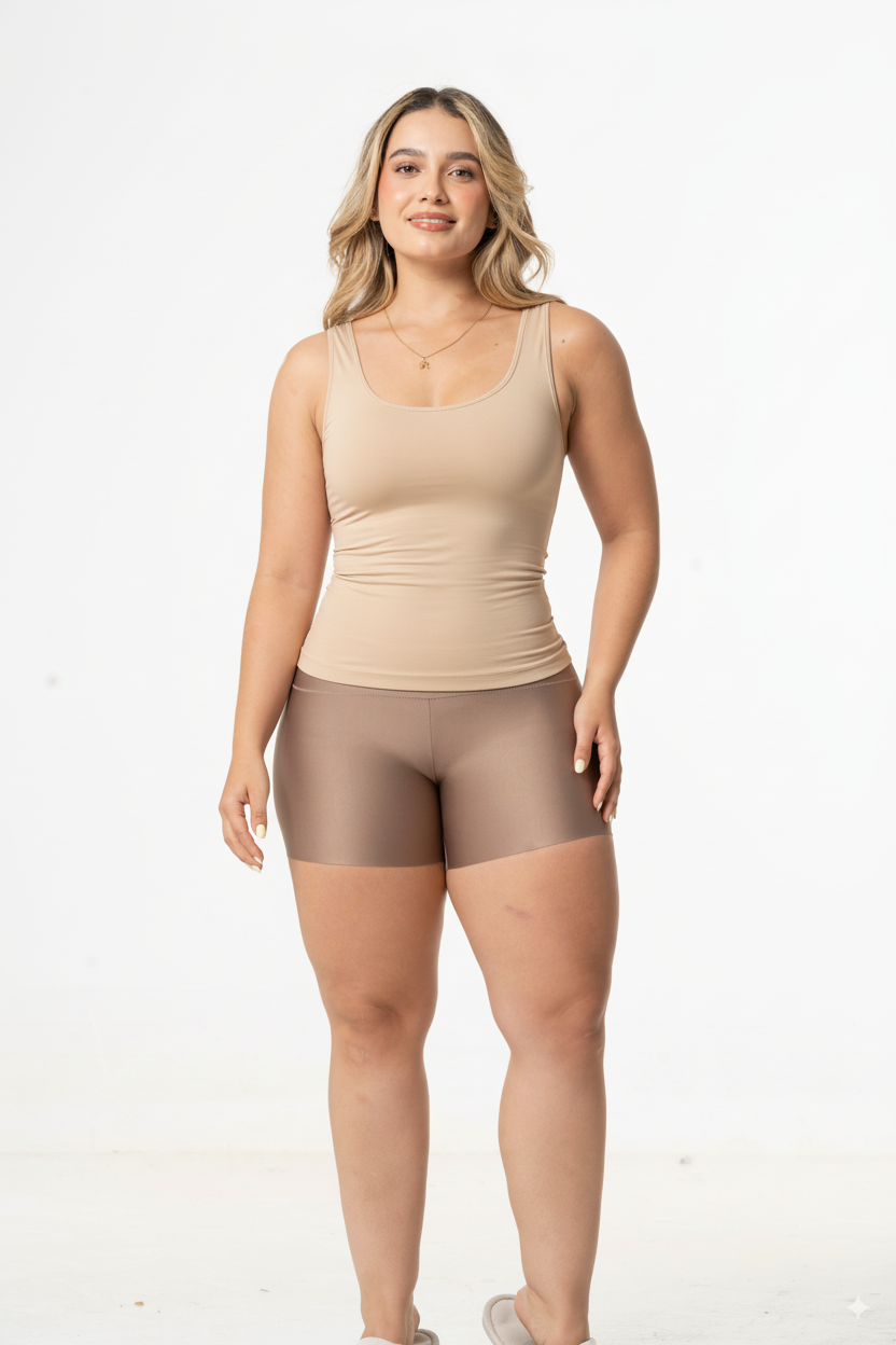 Sonryse TJ06L5 Seamless Camisole Tank Top for Women with Built-in Shelf Bra