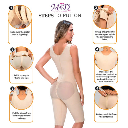 Fajas MYD 0879 Post-Surgical Full Body Shaper for Women