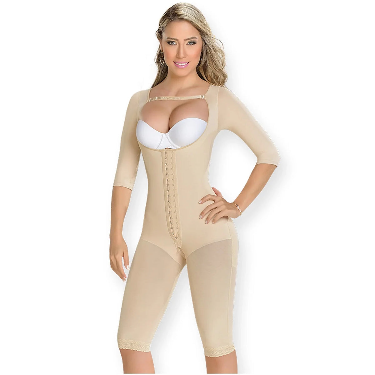 Fajas MYD 0074 Full Body Shapewear Bodysuit for Women / Powernet