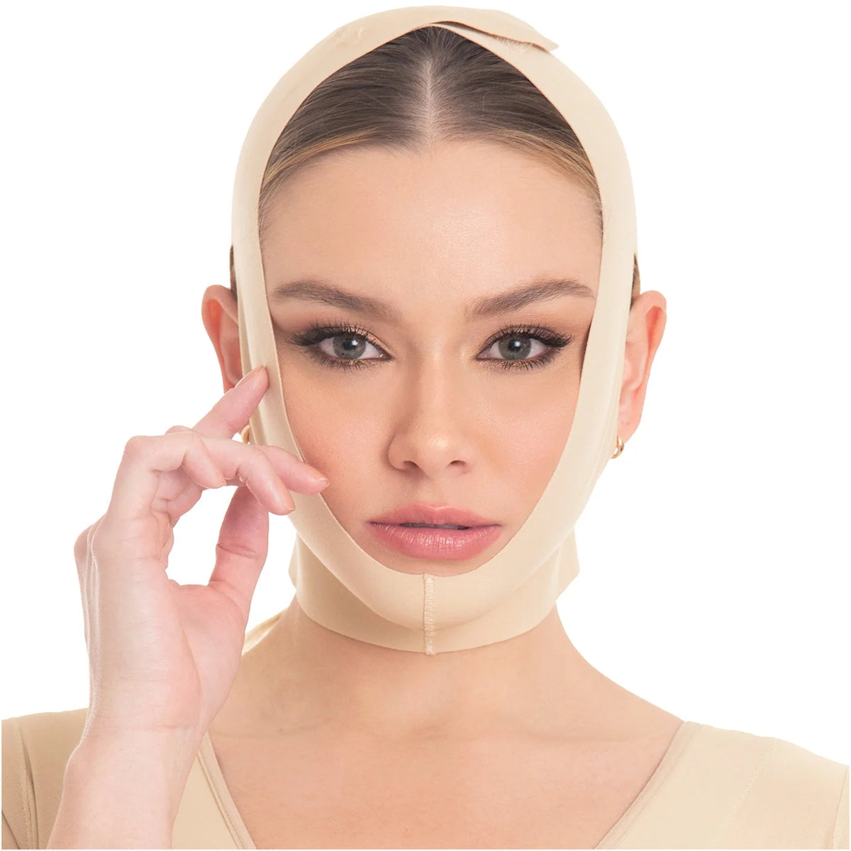 Fajas MYD 0810 Post Surgical Chin Compression Strap for Women
