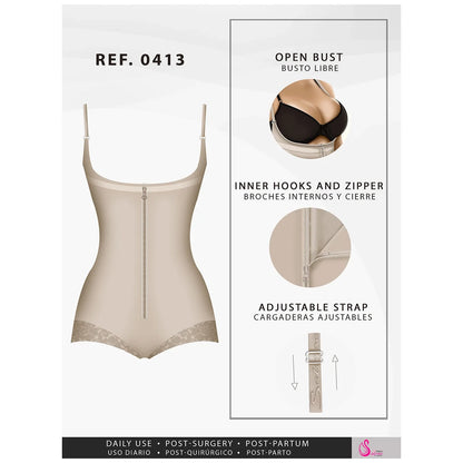 Fajas Salome 0413| Butt Lifter Tummy Control Shapewear for Women