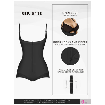 Fajas Salome 0413| Butt Lifter Tummy Control Shapewear for Women
