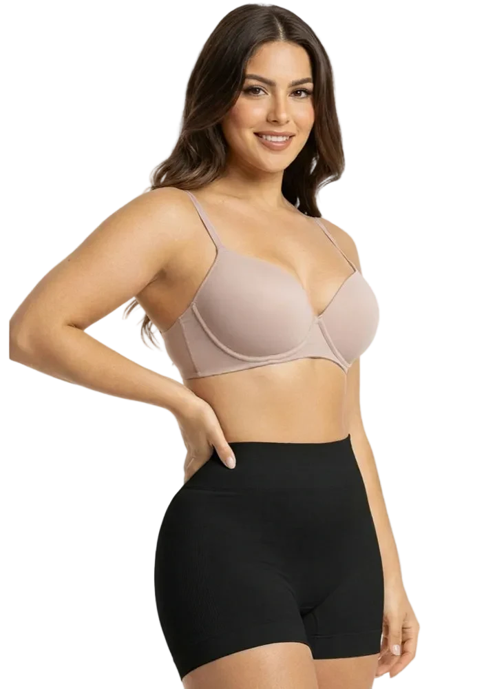 Sonryse TJ05L5 Tummy Control Boyshort Panty with Butt Lifter Effect