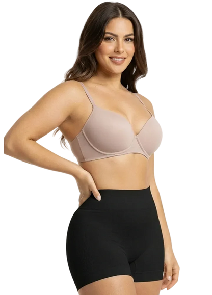 Sonryse TJ05L5 Tummy Control Boyshort Panty with Butt Lifter Effect