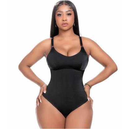 Snatched Body DQ01L4 Bodysuit Tummy Control Thong Shapewear for Women